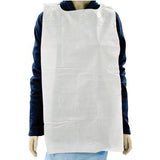 Disposable adult bib on mannequin for medical or daily care protection