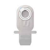 One-piece ostomy pouch with adhesive barrier and closure, suitable for medical supply needs