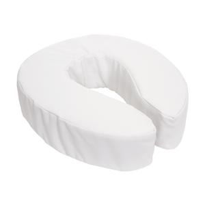 White foam U-shaped orthopedic cushion for medical or mobility support