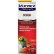 Mucinex Children's Cough cherry liquid box, 4 oz, for cough and chest congestion relief.