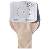 Ostomy pouch with adhesive barrier for medical supply and stoma care
