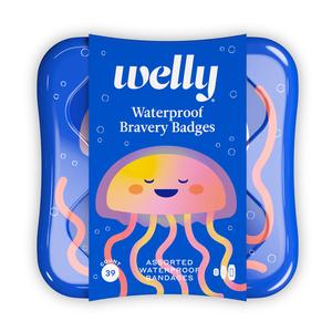 Welly Health Assorted Kids Waterproof Adhesive Bandages, 39 Ct