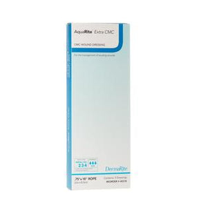 AquaRite Extra CMC wound dressing box for management of draining wounds, medical supply
