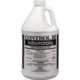 Control III laboratory germicide disinfectant gallon bottle for medical supply use