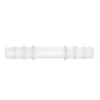 Clear plastic medical tubing connector for home medical supplies