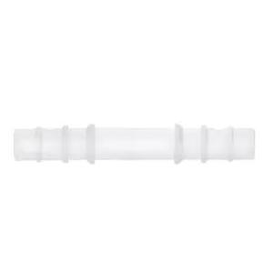 Clear plastic medical tubing connector for home medical supplies