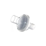 Clear plastic in-line bacterial viral filter for respiratory and CPAP therapy