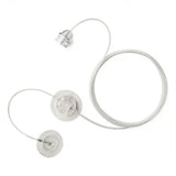 Infusion set with tubing and adhesive pads for insulin pump therapy