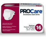 Procare Adult Brief, Tab Closure, Medium 32" - 44" , Heavy Absorbency  - Replaces: Fqcrb0121