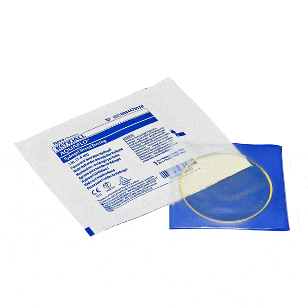 Dermacea Aquaflo Hydrogel Wound Dressing Disk 3"