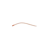 Red latex medical catheter for home healthcare supplies on white background