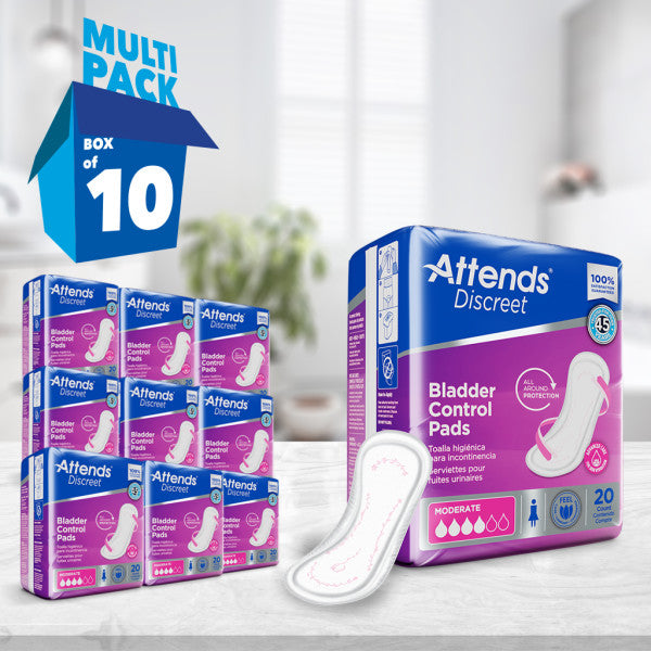 Attends Discreet Women's Moderate Pads
