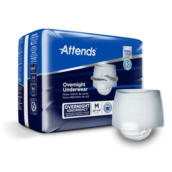 Attends Overnight Underwear, Medium