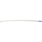 Sterile intermittent catheter, clear medical tube with blue tip for urology use