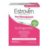 Estroven Pre-Menopause Relief supplement box for body and cycle changes, 30 capsules