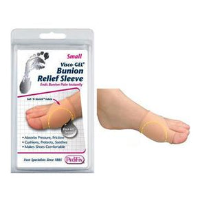 Bunion relief sleeve packaging and foot wearing gel bunion protector for pain relief