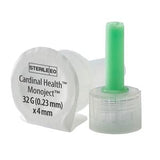 Sterile 32G 4mm green insulin pen needle with cap for diabetes care