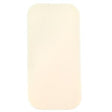 rectangular medical adhesive bandage on white background