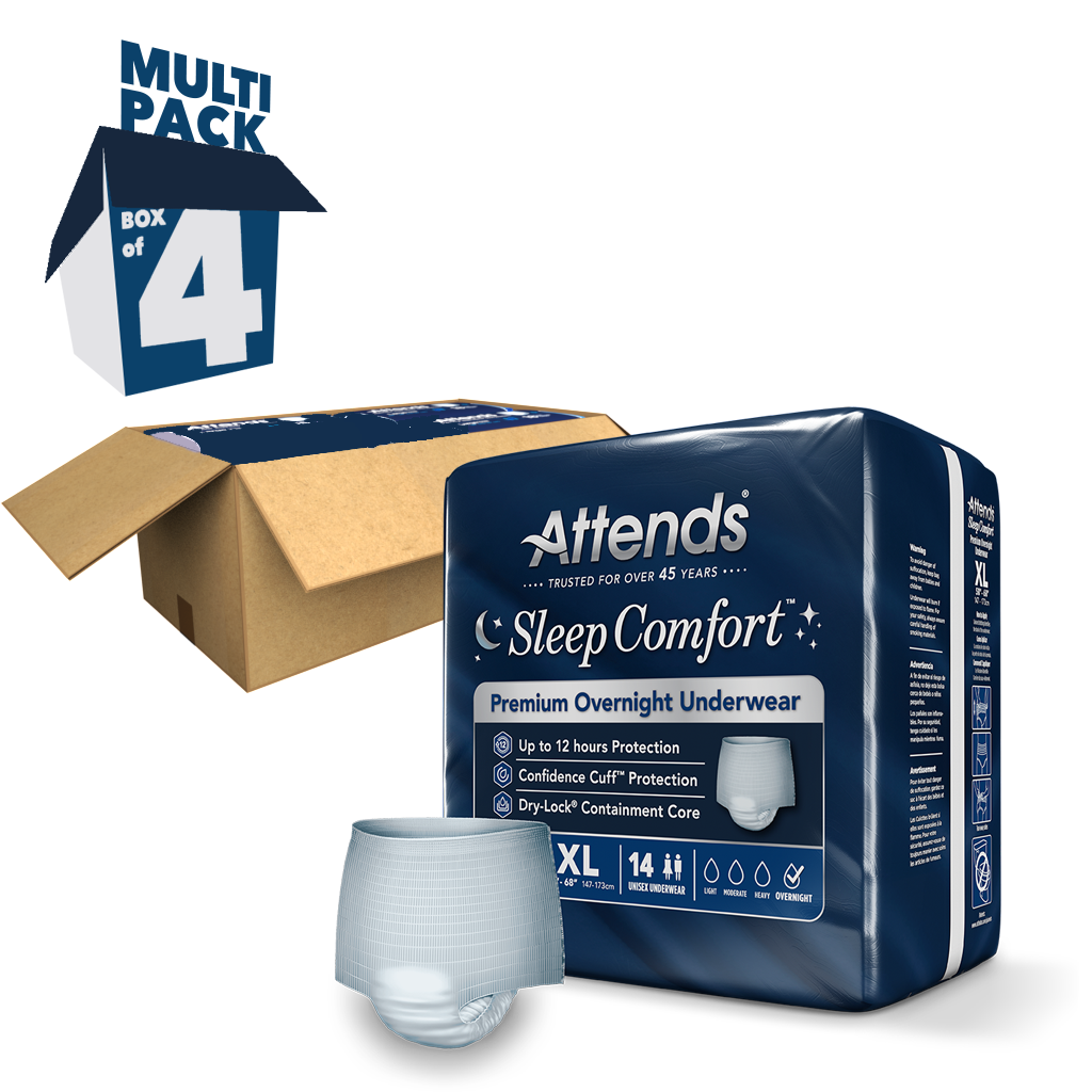 Attends Sleep Comfort™ Premium Overnight Underwear, X-Large
