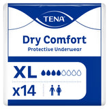 TENA Dry Comfort Protective Incontinence Pull-Up Underwear, Moderate Absorbency, Unisex, X-Large, 55"- 66"