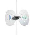 Medical securement device with dual white adhesive pads and catheter holder, clinical supply
