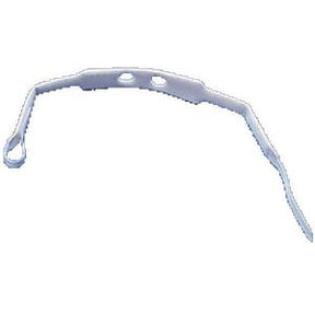 Flexible nasal cannula for oxygen therapy, medical supply on white background