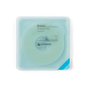 Brava protective seal for stoma care, medical adhesive ring in sealed packaging