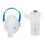 Medical nebulizer mask and medication chamber for respiratory therapy