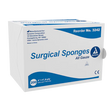 Box of Dynarex surgical sponges all gauze, sterile medical supplies, 4x4 inch, 200 count