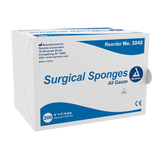 Box of Dynarex surgical sponges all gauze, sterile medical supplies, 4x4 inch, 200 count