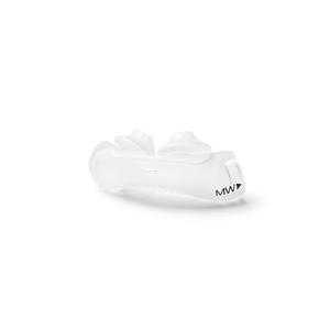 Soft silicone nasal mask cushion for CPAP therapy, shown on white background