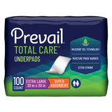 Prevail Incontinence Underpads, Super Absorbent, 30" X 30"