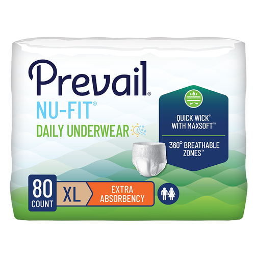 Prevail® Nu-Fit® Incontinence Protective Pull-Up Underwear, X-Large
