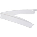 White plastic medical supply accessory on a plain background