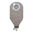 Closed drainable ostomy bag with filter, gray medical pouch for stoma care