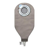 Closed drainable ostomy bag with filter, gray medical pouch for stoma care