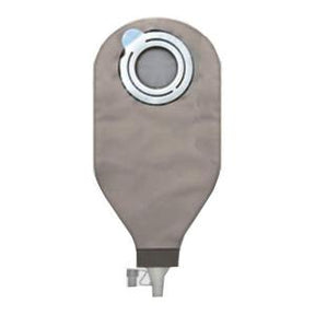 Closed drainable ostomy bag with filter, gray medical pouch for stoma care