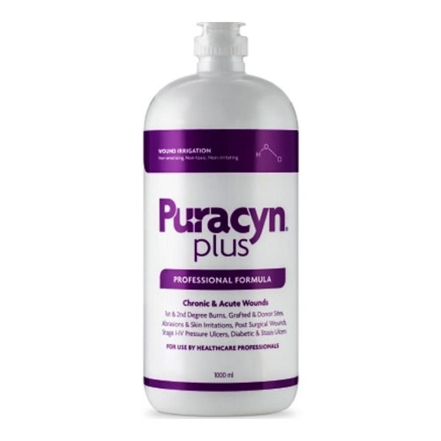 Puracyn Plus Professional Formula Wound Irrigation Solution, Instill, 1000 Ml