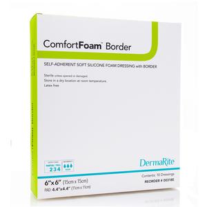 Comfortfoam Border Foam Wound Dressing With Soft Silicone Adhesive