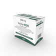 Valine1000 1000mg medical supplement box, white and green packaging on white background