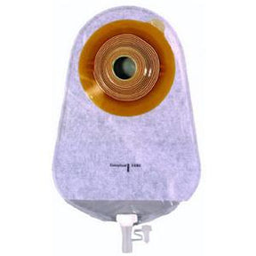 colostomy bag with adhesive barrier and drainable tap for medical supply use