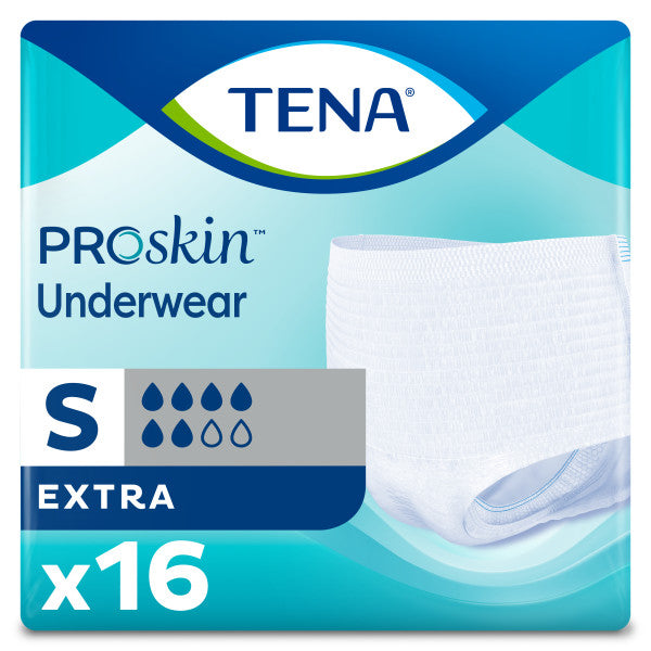 TENA ProSkin Extra Protective Incontinence Pull-Up Underwear, Moderate Absorbency, Unisex, 25" - 35"