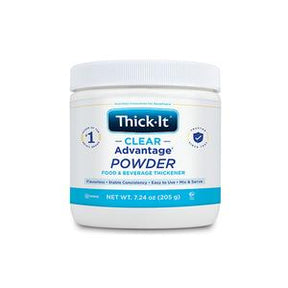 Thick-It Clear Advantage Powder food and beverage thickener container, 7.24 oz, front label visible