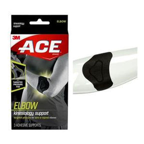 ACE elbow kinesiology support adhesive pad for targeted pressure and joint relief