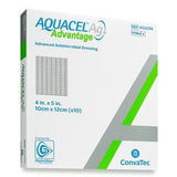 Aquacel Ag Advantage advanced antimicrobial dressing box, 4x5 inch, by ConvaTec