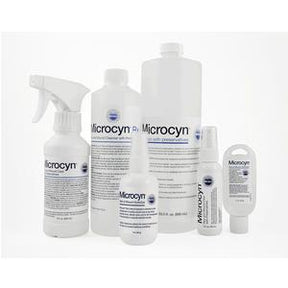 Microcyn medical wound care products in assorted bottles for home medical supplies