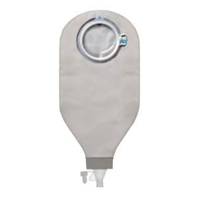 Closed drainable ostomy pouch with filter for medical supply home delivery