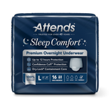 Attends Sleep Comfort™ Premium Overnight Underwear, Large