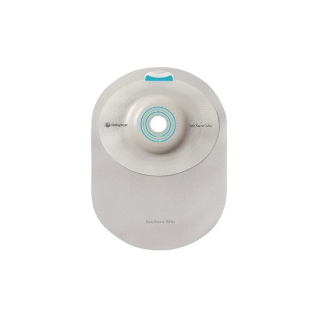 Ostomy pouch with adhesive barrier for stoma care, medical supply for ostomy patients