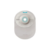 SenSura Mio ostomy pouch with cut-to-fit baseplate on white background
